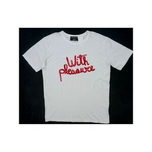 NWT MONOGRAM Mens White Graphic Classic Fit T-Shirt L